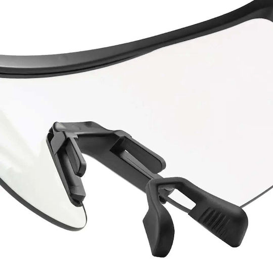 Rockbros Cycling Glasses with Purple Frame and Photochromic Transparent Lenses