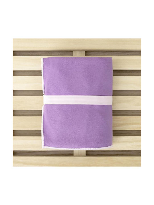 Nima Riva Microfiber Purple Gym Towel 70x140cm