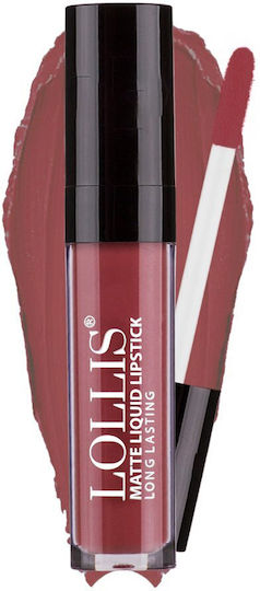 Lollis Beauty Make Up Υγρό Κραγιόν Matte 18