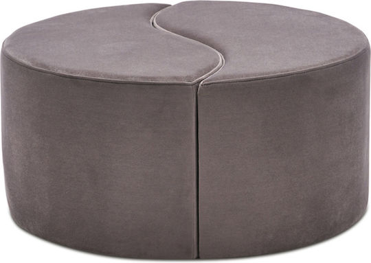 Hocker Für das Wohnzimmer Alis Light Gray 80x80x40cm