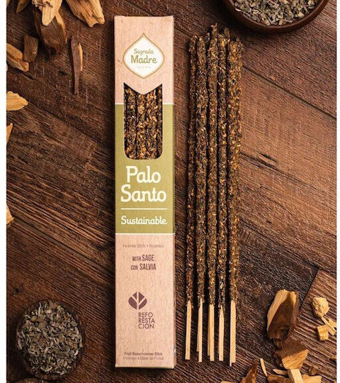 Tămâie Palo Santo Salvie Sagrada Madre Bețișoare 8 Bucăți