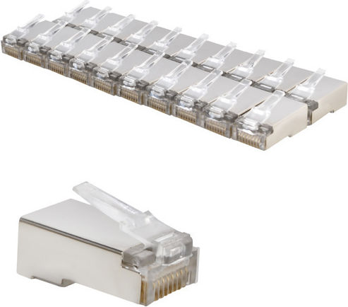 Kit Testare Cabluri Rețea 2 În 1 Zola 145 Piese Compatibil Conectori Cabluri Rețea Telefon RJ45/RJ11 Cutie Depozitare 27 X 15.5 X 6 Cm