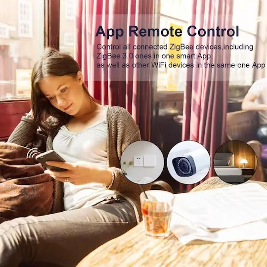 Tuya Smart Gateway Wi-Fi / Zigbee Съвместим с Google Home и Alexa