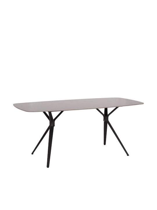 Table with Stone Surface Anthracite 180x90x75cm