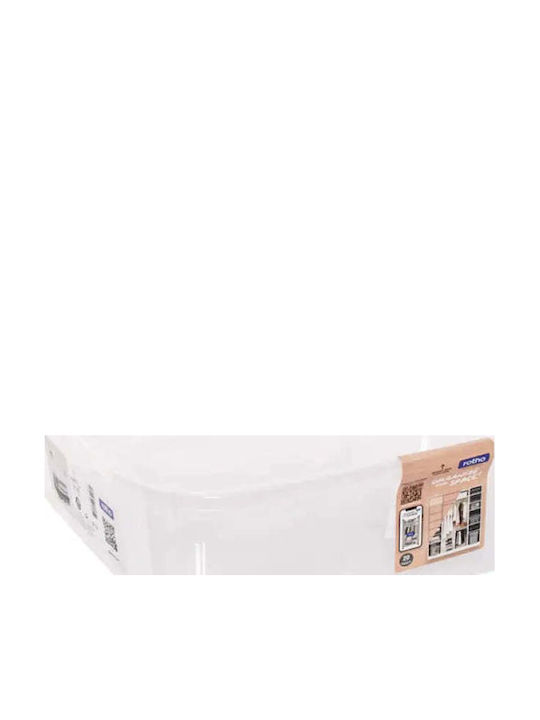 Rotho Babydesign Kunststoff Aufbewahrungsbox mit Deckel Transparent 12lt