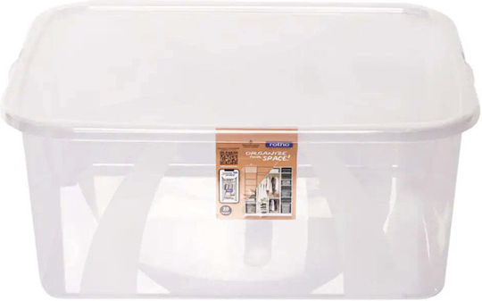 Rotho Babydesign Plastik Aufbewahrungsbox mit Deckel Transparent 19lt
