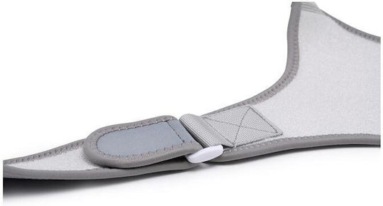 Support Belt Adjustable Back Splint 2.4cm for Men for Women in Gray Colour