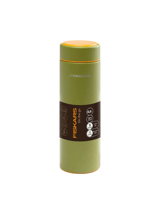 Fiskars Fiskars Wasserflasche Rostfreier Stahl 500ml Grüne