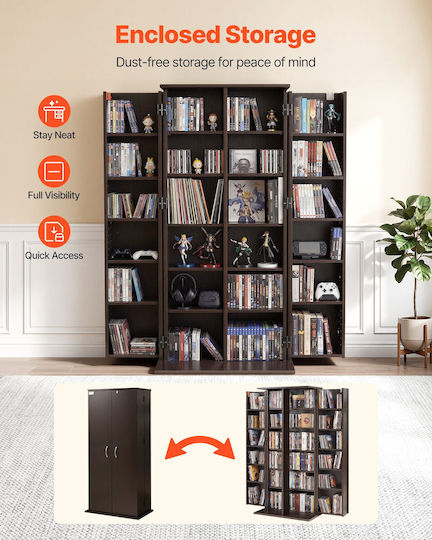 Vevor Floor CD Case 61x36.8x127cm