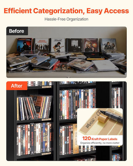 Vevor Floor CD Case 61x36.8x84.6cm