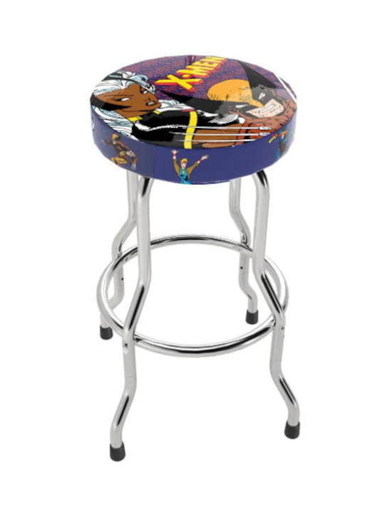 Stool For Living Room Metallic Sgabello Regolabile X-men Multicolour