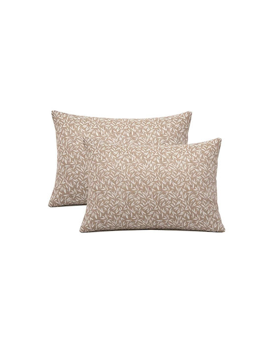 Astron Italy Set Pillowcases Beige 52x72cm