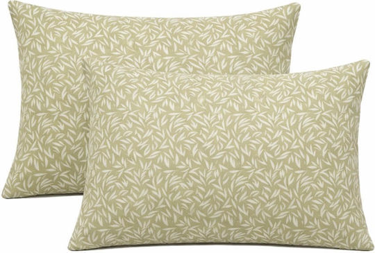 Astron Italy Σετ Μαξιλαροθήκες Beige 52x72εκ.