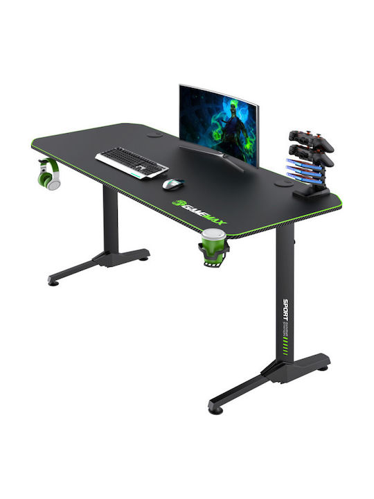 Γραφείο Gaming Ξύλινο Carbon 140x70x75εκ.