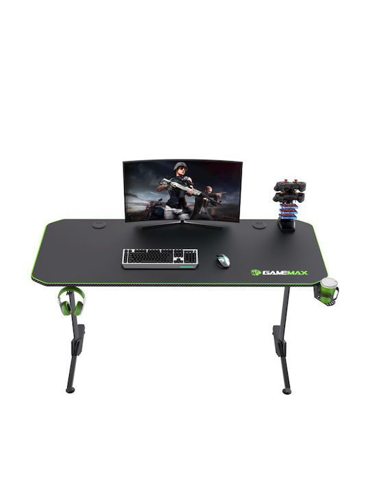 Γραφείο Gaming Ξύλινο Carbon 140x70x75εκ.