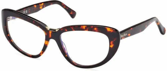 Max Mara Brillen Blaulichtblockierende Gläser Mm5109-b 052 56