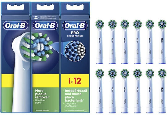 Oral-B CrossAction CleanMaximizer Replacement Heads for 395324 12pcs