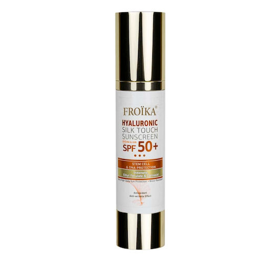 Froika Hyaluronic Silk Touch SPF50+ Αδιάβροχη Αντηλιακή Κρέμα Προσώπου 50ml