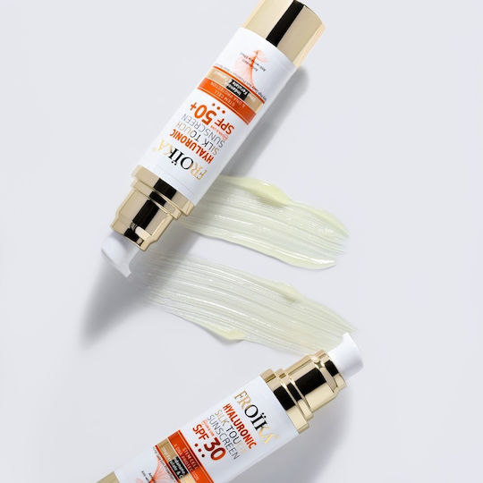 Froika Hyaluronic Silk Touch SPF50+ Αδιάβροχη Αντηλιακή Κρέμα Προσώπου 50ml