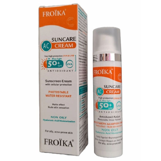 Froika AC Cream Wasserdichte Sonnencreme Für Gesicht SPF50 50ml
