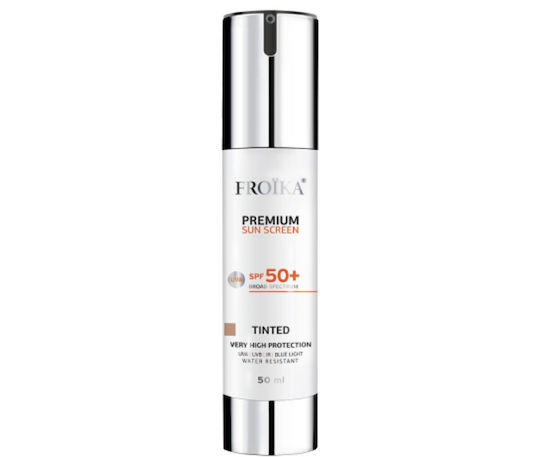 Froika Premium Оцветен SPF 50+ Слънцезащитен Крем За Лице С Цвят 50ml