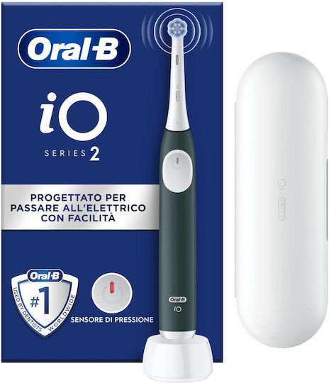 Oral-B Io Series Periuță De Dinți Electrică Cu Husă De Călătorie Verde