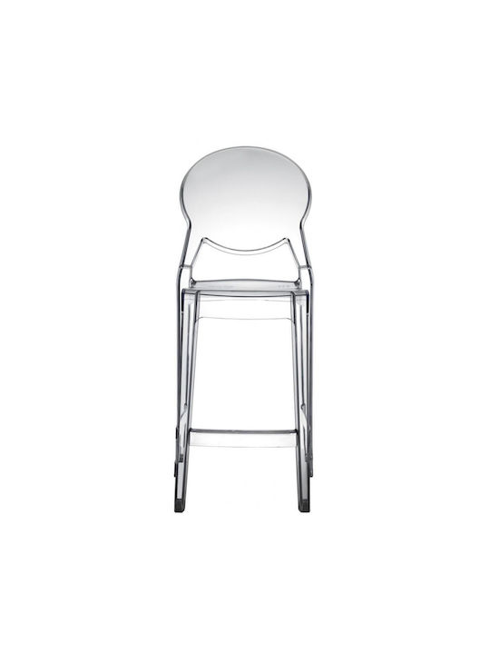 Igloo 64/75 Σκαμπό Bar - Ύψος Καθίσματος 65cm, 100 - Transparent