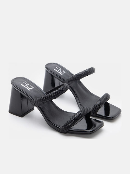 Sandals with Strass Black