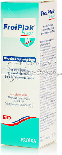 Froika Froiplak Fluor Вода за уста Ежедневна защита