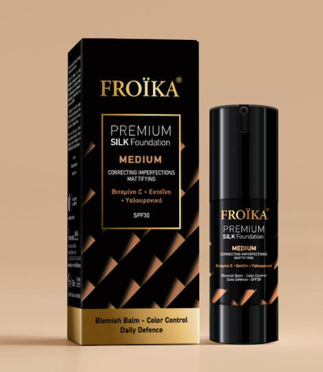 Froika Premium Silk Liquid Foundation SPF30 Medium 30ml