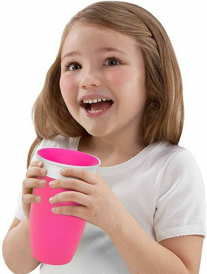 Munchkin Toddler Cup Miracle 360 Sippy Cup Plastic Pink 296ml for 12m+
