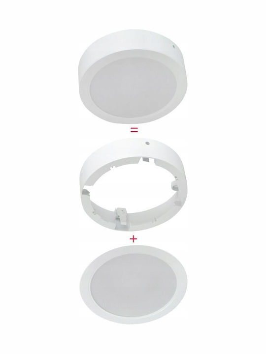 LED line Rundes Vertieftes LED-Panel 24W mit Natürliches Weiß Licht 4000K