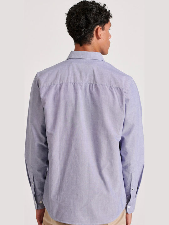 Funky Buddha Βαμβακερό Πουκάμισο Imperial Purple