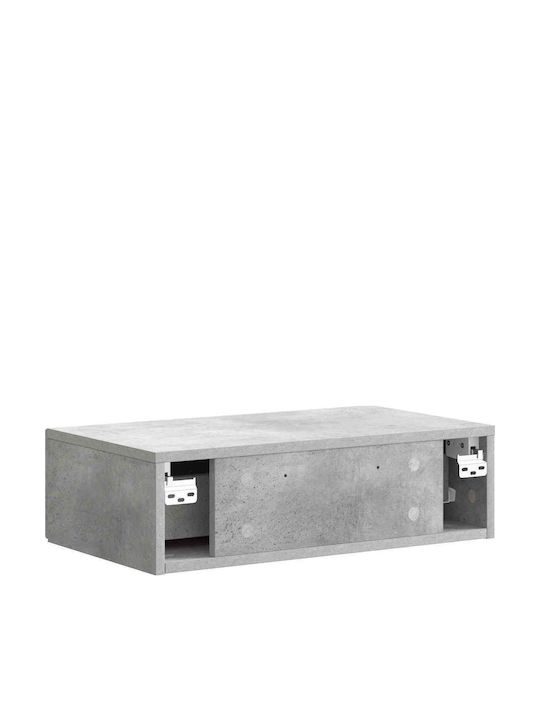 Consolă Din Lemn Gri L59xL34,5xÎ17cm