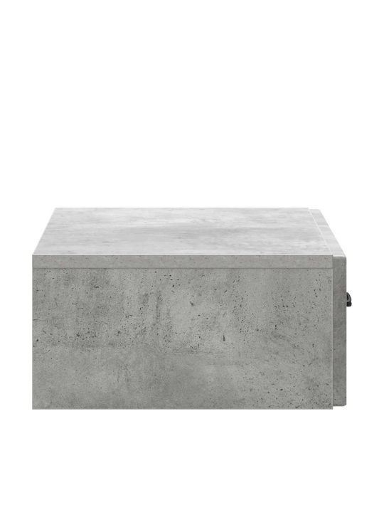vidaXL Konsolentisch Holz Grau M59xB34,5xH17cm