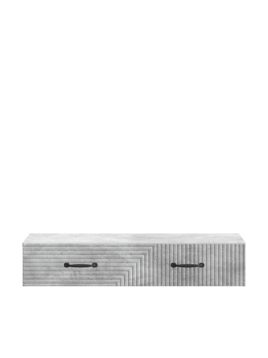 vidaXL Konsolentisch Aus Holz Grau 87,5x34,5x17 cm