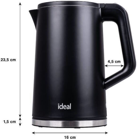Електрическа Кана 1.7l 1500W Сива