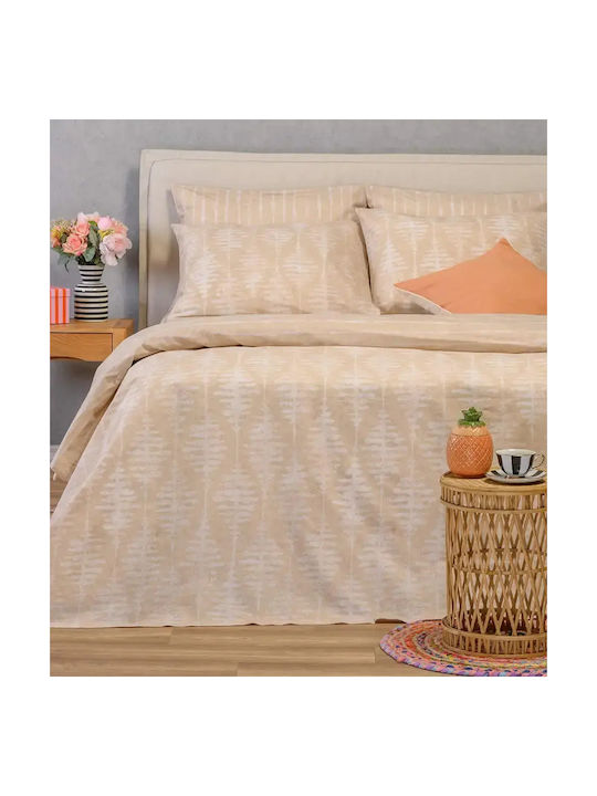 Melinen Kai Σετ Μαξιλαροθήκες Beige 50x70εκ.