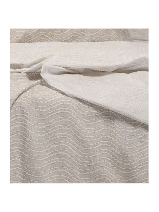 Melinen Maverick Double Bed Sheets Set With Fitted Sheet 150x200+32cm 4 Pieces