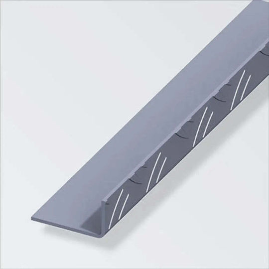 Алуминиев Ребрист Ъглов Профил 43.5x23.5 Мм 1 М Alfer Aluminium