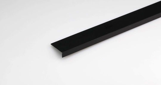 PVC Ecke Profil 30x20mm/2m Schwarz Satin