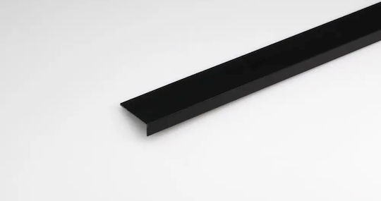 Profil Colțar PVC 20x10mm/2m Negru Satinat
