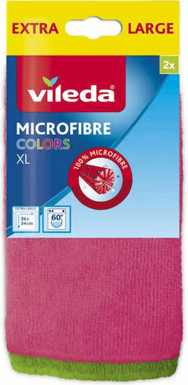 Microfiber Cloths Style 2 Pcs Vileda