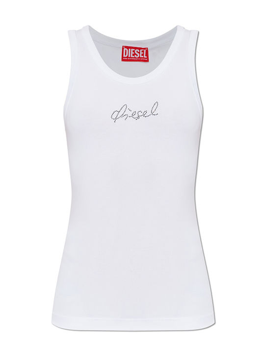 Women's Cotton Sleeveless White Blouse