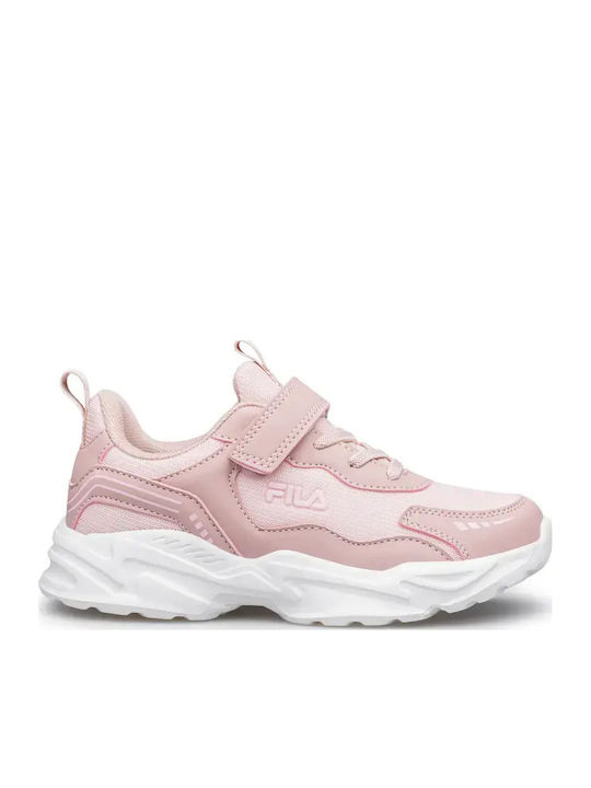 Memory Kids Sneakers with Hoop & Loop Closure Pink