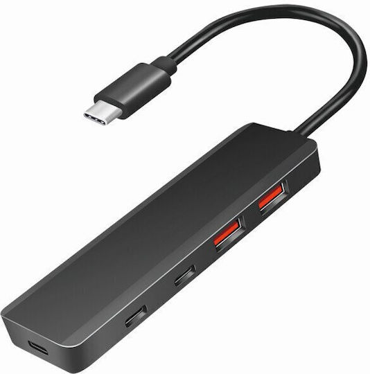 LogiLink Hub 4 Porturi cu Conectare USB-C / USB-A
