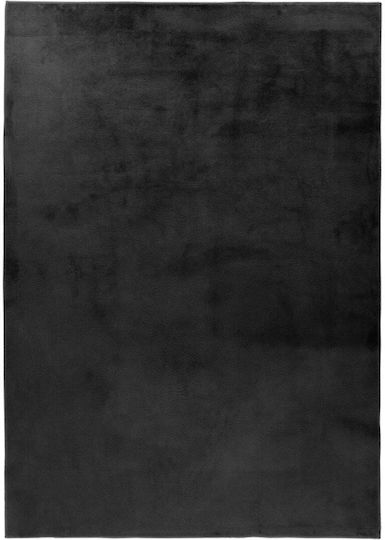 Rechteckiger Wohnzimmer Teppich Graphit 120x170cm