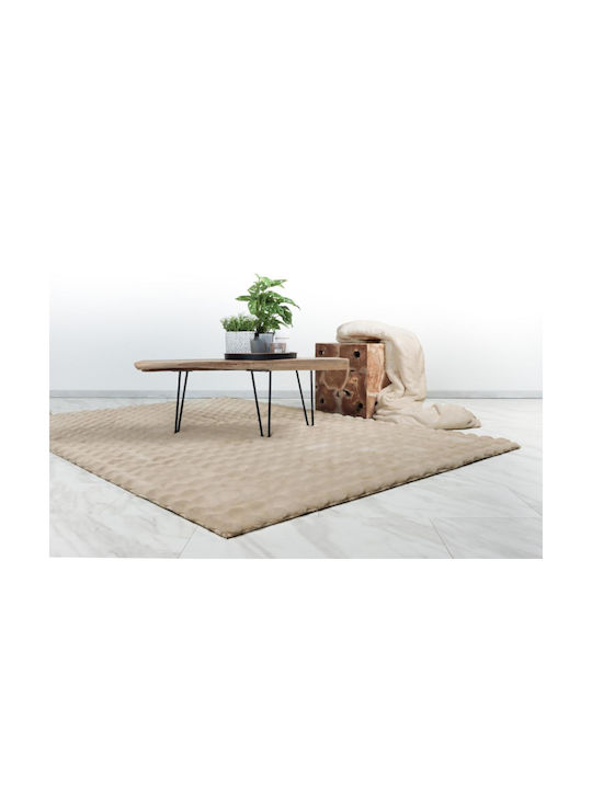 Χαλί Βαμβακερό 120x170cm Beige