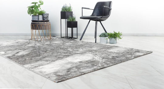 Covor Culoar Bumbac Argintiu 80x150cm