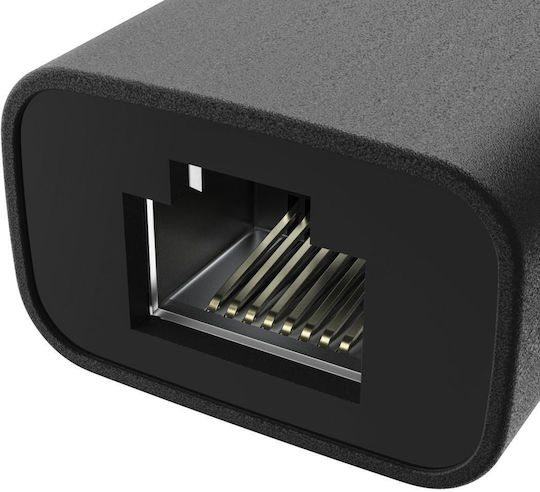 Hama Захранващ Адаптер USB-C 2.5 Гигабитов Ethernet Черен